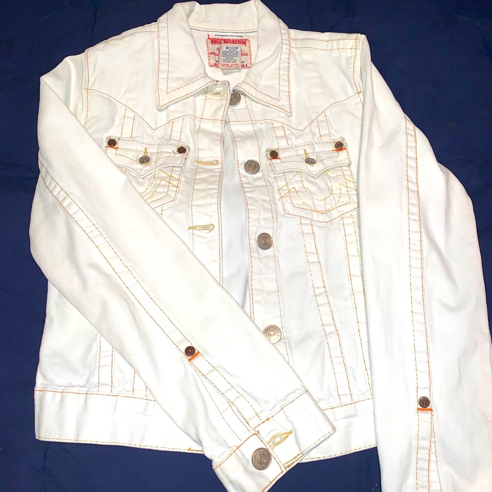 TRUE RELIGION WOMENS DEMIN JACKET